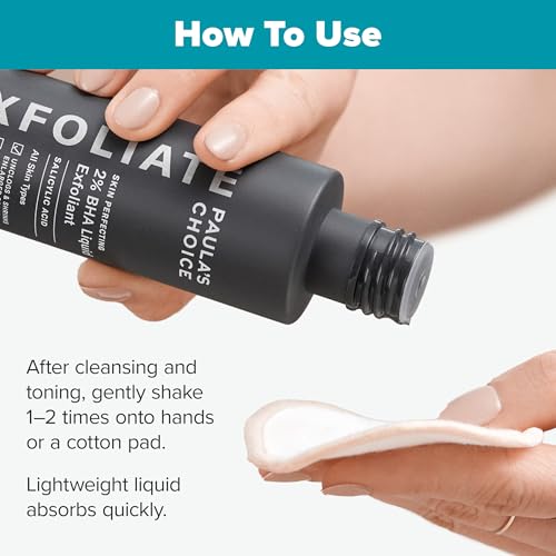 Paula's Choice SKIN PERFECTING 2% BHA Liquid Exfoliant Polish, Salicylic Acid Facial Exfoliator Polish for Enlarged Pores, Wrinkles & Fine Lines, Suitable for Blackhead-Prone Skin, Fragrance-Free
