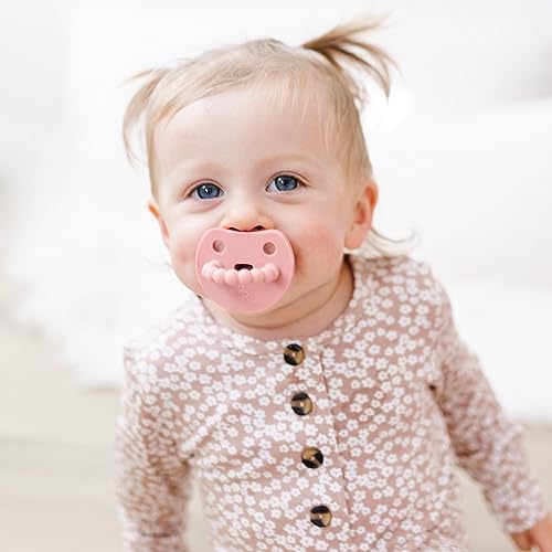 Ryan & Rose Cutie PAT Pacifier Teether (Starter Kit, Blossom)