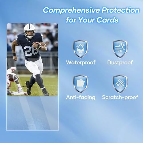 1000 Counts Card Sleeves, Matte Clear Card Sleeves Deck Card Protectors, Trading Card Sleeve Fit for MTG, Baseball, Sports, Game Cards (Matte Clear)