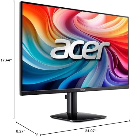 acer KB272 G0bi 27" IPS Full HD (1920 x 1080) Gaming Office Monitor | Adaptive-Sync Support (FreeSync Compatible) | Up to 120Hz Refresh | 1ms (VRB) | sRGB 99% | Tilt | HDMI & VGA Ports