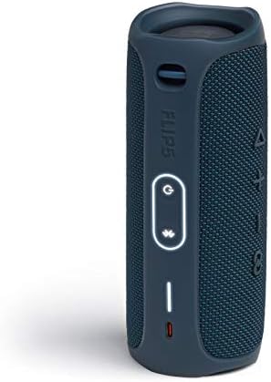 JBL Flip 5 Portable Bluetooth Speaker - Ocean Blue (JBLFLIP5BLUAM) (Renewed)