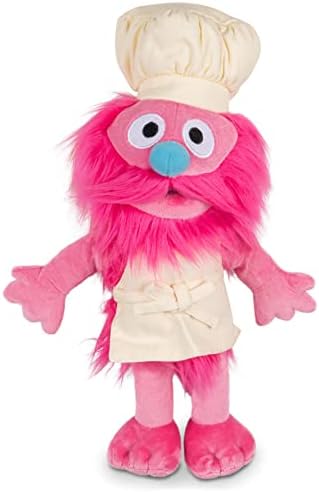 GUND Sesame Street Official Gonger Muppet Plush, Premium Plush Toy for Ages 1 & Up, Pink/Beige, 10”