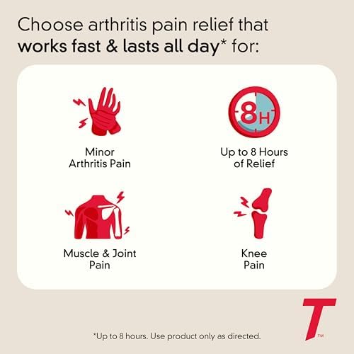 Tylenol Acetaminophen 650mg Extended Release Caplets, 8 Hour Arthritis Pain Relief, Joint Pain Reliever, Fever Reducer, Fast & Long-Lasting Relief, Oral Medicine for Minor Aches, 225 Count