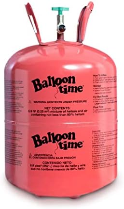 Helium Tank for Balloons At Home, 14.9 Cu Ft Helium Balloon Pump Kit with 50 Assorted Latex Balloons, White Curling Ribbon and Wholesalehome Balloon Tie Tool
