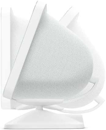 Echo Show 8 (3rd Gen) Adjustable Stand with USB-C Charging Port | Glacier White