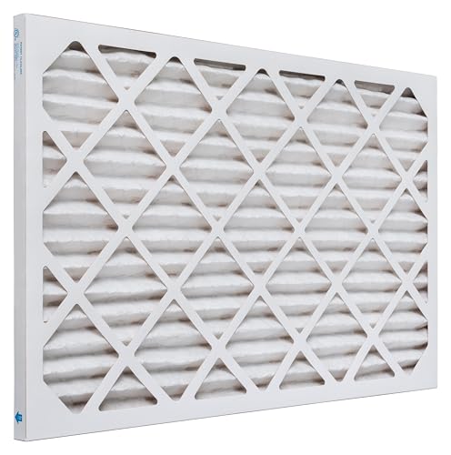 Aerostar 16x25x1 MERV 11 - 6 Count - Pleated HVAC, Furnace & Air Conditioner Filters - Removes Dust, Cold & Flu Germs, Lint, Mold, Pet Dander, Allergy-Causing Pollen, Smog & Smoke