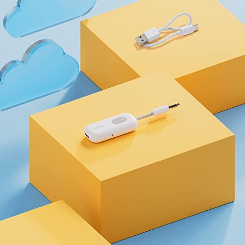 Twelve South AirFly SE | Bluetooth Wireless Audio Transmitter Adapter for AirPods/Headphones, 20+ Hr Battery, Works with 3.5mm aux Jacks on Airplanes, TVs, Gym Equipment, and Travel