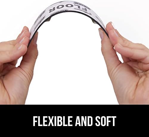 GORILLA GRIP 12 Pack Rug Gripper Pads, Keep Area Rugs Corners from Curling and Bunching, Reusable Dual-Sided Flexible Sticky Pad, Grips Floor Underlayment, Hold Carpet in Place on Hardwood Floors