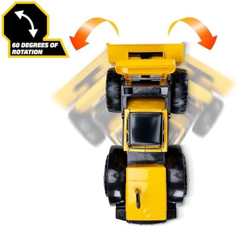 Tonka Steel Classics Front Loader - Made with Steel & Sturdy Plastic, Yellow Toy Construction Truck, Boys and Girls, Kids, Toddlers, Ages 3+