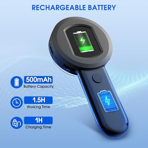 Pocket Digital Microscope for Adults Kids: 100X Handheld Magnifying Glass with Light, USB Coin Magnifier for Collector, Portable Jewelers Loupe with 2" Screen, Mini Scope for Trichome