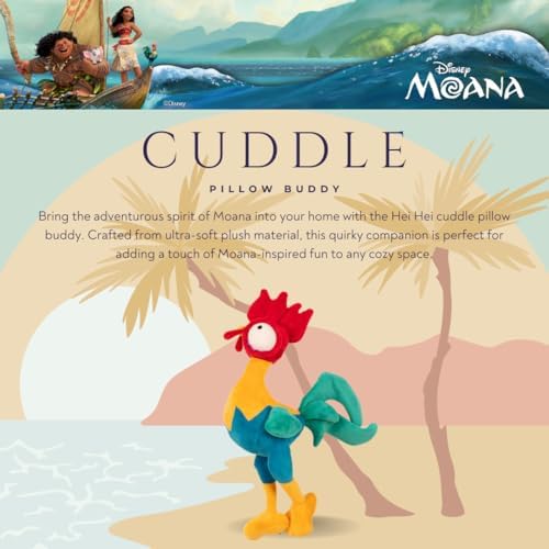 Franco Disney Princess Moana HEI HEI Bedding Super Soft Plush Cuddle Pillow Buddy, (Officially Licensed Product)