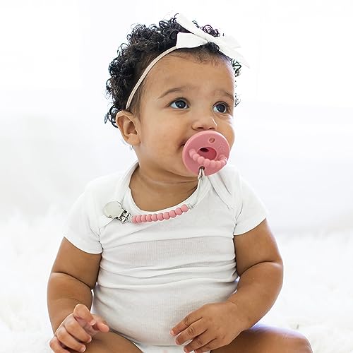 Ryan & Rose Cutie PAT Pacifier Teether (Starter Kit, Blossom)