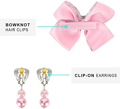 mibasies Purse for Little Girls Dress Up Jewelry Pretend Play Kids Accessories Mermaid Gifts