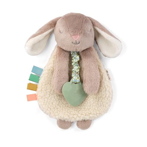 Itzy Ritzy Bunny Lovey Bundle - Includes Pink Bunny Lovey & Taupe Bunny Lovey