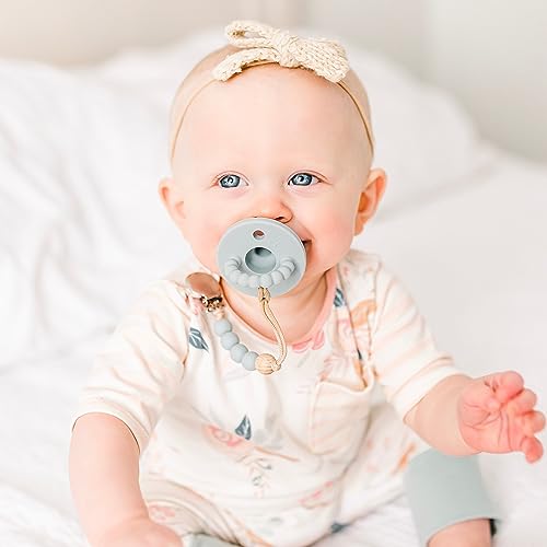 Ryan & Rose Cutie PAT Pacifier Teether (Starter Kit, Blossom)