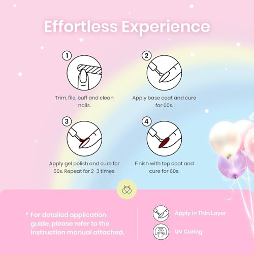 Beetles 23Pcs Gel Nail Polish Set with Base Top Coat, Pastel Bright Neon Colors Gel Polish Kit Nude Blue Pink Red Green Purple Colors Soak off Uv Nail Spring Gift for Girls