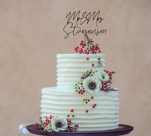Wedding Cake Toppers, Wedding Cake Toppers Bride and Groom, Custom Cake Topper, Customize Your Own Anniversary Mr and Mrs Cake Topper