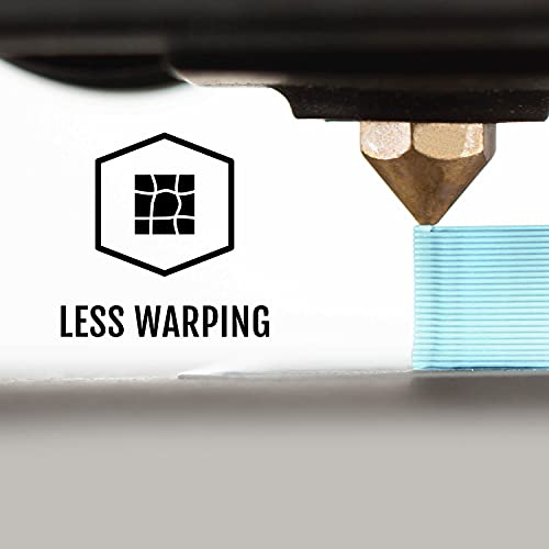 HATCHBOX 1.75mm Baby Blue PLA 3D Printer Filament, 1 KG Spool, Dimensional Accuracy +/- 0.03 mm, 3D Printing Filament