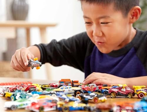 Hot Wheels Toy Cars & Trucks 20 Pack, Set of 20 1:64 Scale Vehicles for Play or Display, Instant Collection (Styles May Vary) (Amazon Exclusive)
