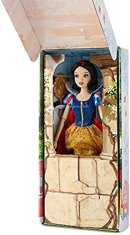 Disney Store Girl's Princess Classic Doll (Snow White), 11 Inches, Includes Brush with Molded Details, Fully Posable Toy in Classic Outfit - Disney Princess Toys
