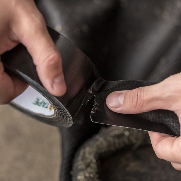 Duck Brand Max Strength Duct Tape, Black, 1.88 Inch x 35 Yards, 240867 (Pack of 6)