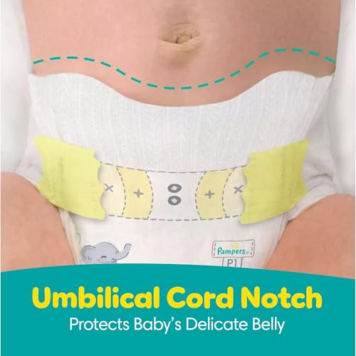 Pampers Baby Diapers - Swaddlers - Size 0, 84 Count, Ultra Absorbent Disposable Newborn Diaper