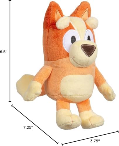 Bluey & Bingo Small Plush Bundle – 2 Pack Soft Stuffed Animals for Kids, Perfect Size for Little Hands, Cuddly Travel Toys, Embroidered Faces, Gift for Toddlers Ages 3+