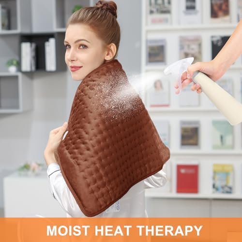 Heating Pad,Electric Heating Pads for Back,Hot Heated Pad for Abdomen,Shoulder,Knee,Multiple Temp and Auto Shut Off