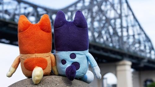 Bluey & Bingo Small Plush Bundle – 2 Pack Soft Stuffed Animals for Kids, Perfect Size for Little Hands, Cuddly Travel Toys, Embroidered Faces, Gift for Toddlers Ages 3+