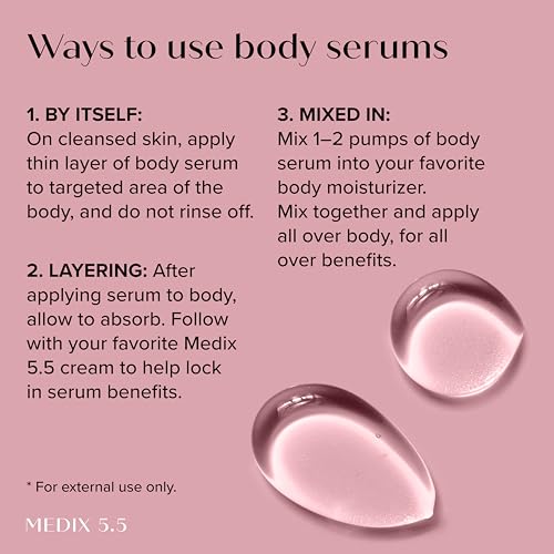 Medix 5.5 Anti Aging Skin Care 3PC Set | Retinol Body Cream + Exfoliating AHA Glycolic Acid Foaming Face Wash & Body Wash + Hyaluronic Acid Serum Booster, Cleanse + Treat + Hydrate Skincare Set, 3PC