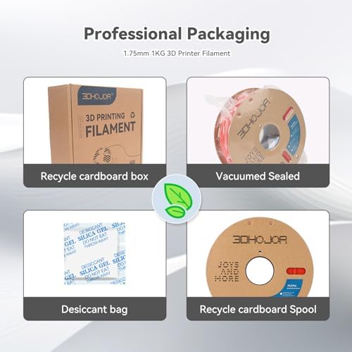 PLA Pro (PLA+) Filament 1.75mm, 3D Printer Filament, Cardboard Spool, Dimensional Accuracy +/- 0.03 mm Orange, 1kg