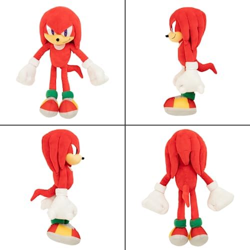 Franco Kids Bedding Super Soft Plush Sonic Anime Cuddle Pillow Buddy, One Size, Knuckles The Echidna