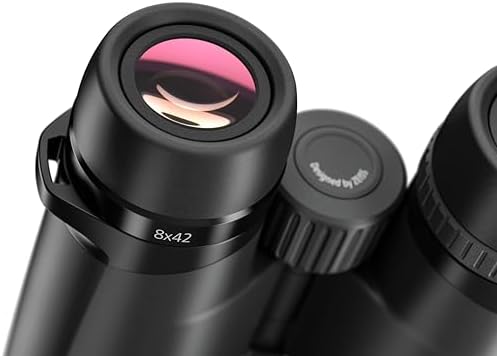 ZEISS Conquest HDX Binoculars 8x42 Waterproof, Compact with LotuTec T* HD Coated Glass for Optimal Clarity in All Weather Conditions for Bird Watching, Hunting, Sightseeing, Black