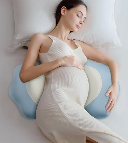 Pregnancy Pillows for Sleeping, Memory Foam Maternity Pillow Support for Back Belly HIPS, Adjustable Travel Wedge Pillow for Pregnant Women, Side Spleeping Pregnant Pillows with Cooling Pillowcase