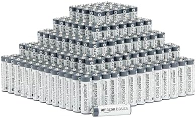 Amazon Basics 250-Pack AA Alkaline Industrial Batteries, 1.5 Volt, 5-Year Shelf Life