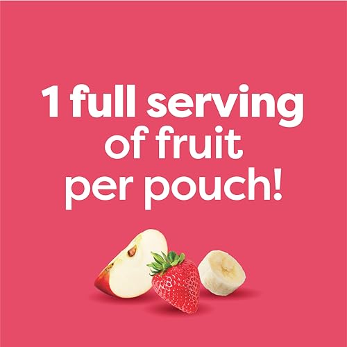 Beech-Nut Baby Food Pouches Variety Pack, Berry Blends Fruit Purees, 3.5 oz (18 Pack)