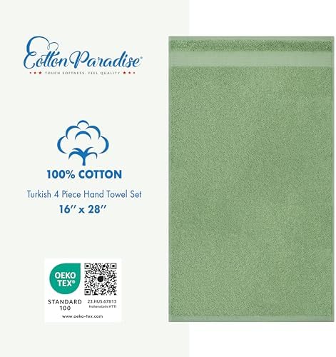 Cotton Paradise Bath Linen Sets, 100% Cotton 16x28 Bath Linen Sets
