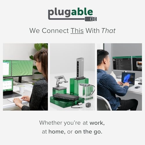 Plugable USB Digital Microscope 250x, 2MP Micro Camera with Flexible Arm Stand - Handheld USB & USB-C Microscope for Adults & Kids, Windows, Mac, ChromeOS, Linux, Android, iPad Compatible