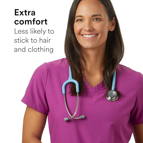 3M Littmann Classic III Monitoring Stethoscope, 5910C, More Than 2X as Loud, Weighs Less, 27" Champagne Rose Satin-Finish Tube for Added Comfort, Flexibility and Cleanability