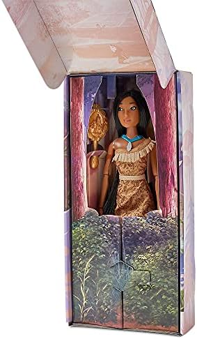 Disney Store Official Disney Princess Classic Doll (Pocahontas), 11 Inches, Includes Brush with Molded Details, Fully Posable Toy in Classic Outfit - Disney Princess Toys for Girls