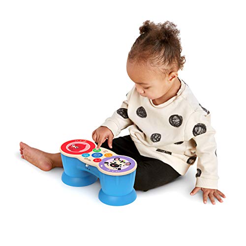 Baby Einstein Upbeat Tunes Magic Touch Wooden Drum Musical Toy Ages 6 Months +