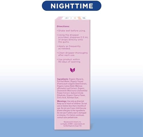 Hyland's Baby Daytime and Nighttime Soothing Tablets and Gel and Drops with Chamomilla, Natural Relief of Oral Discomfort, Irritability, and Swelling, 125 Count