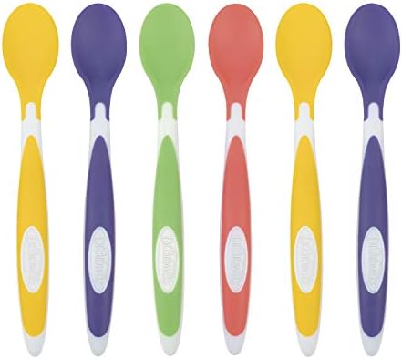 Dr. Brown's Soft-Tip Toddler Feeding Spoons, 24 Pack, Multi