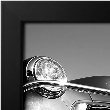 Americanflat 18x24 Poster Frame with Polished Plexiglass - Black Picture Frame - Wide Photo Frames Made of Engineered Wood for Vertical or Horizontal Wall Display - Epic Collection - Black