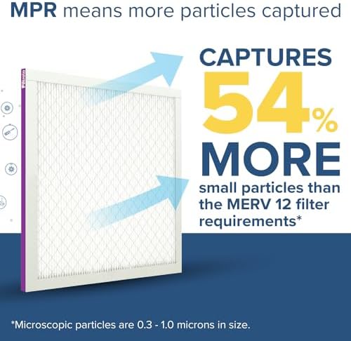 Filtrete 18x24x1 AC Furnace Air Filter, MERV 12, MPR 1500, CERTIFIED asthma & allergy friendly, 3 Month Pleated 1-Inch Electrostatic Air Cleaning Filter, 2-Pack (Actual Size 17.81x23.81x0.78 in)