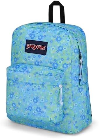 JanSport SuperBreak One Backpacks - Durable, Lightweight Bookbag with 1 Main Compartment, Front Utility Pocket with Built-in Organizer - Premium Backpack, Baby Blossom Blue