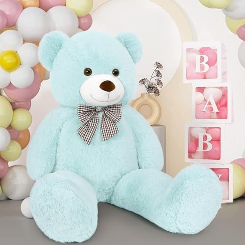 MaoGoLan Giant Big Anniversary Teddy Bear 47 inch Huge Oversized Stuffed Naimal 4 Feet Gift for Girls Girlfriend Boys Wife