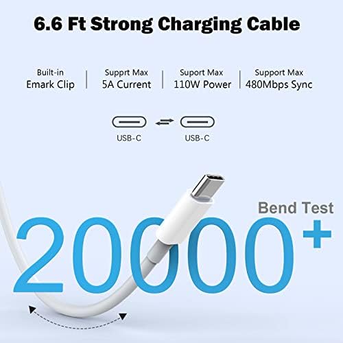 Mac Book Pro Charger - 120W USB C Fast Charger Adapter Compatible with MacBook Pro & MacBook Air 13, 14, 15, 16 inch, iPad Pro, Samsung Galaxy and All USB C Device