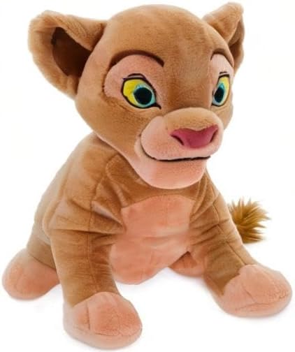 DISNEY STORE Official Nala Medium Soft Toy for Kids, Cuddly Character with Fuzzy Texture and Embroidered Details, Furry Tail Tuft, Disney Plushy Suitable for All Ages.