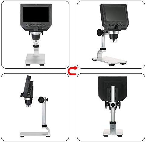 Aluminum Alloy Stand Holder for USB/Wi-Fi Digital Microscope, Bysameyee Universal Diameter Metal Mount with Microscope Carrying Case